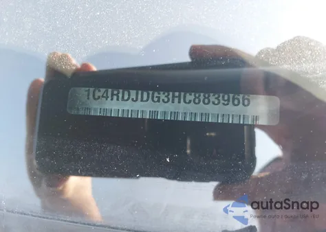 2017 Dodge Durango Gt Awd z USA, uszkodzony, nr VIN 1C4RDJDG3HC883966